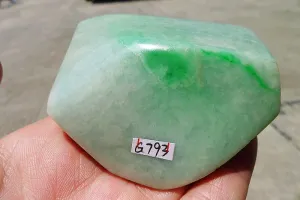 Natural Jade Rough Jadeite Raw (214g,7X5.9X3.1cm)