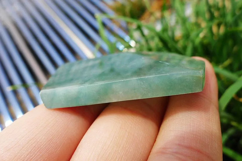 Natural Jade Rough Jadeite Raw (29g,5.2X3.8X0.5cm)