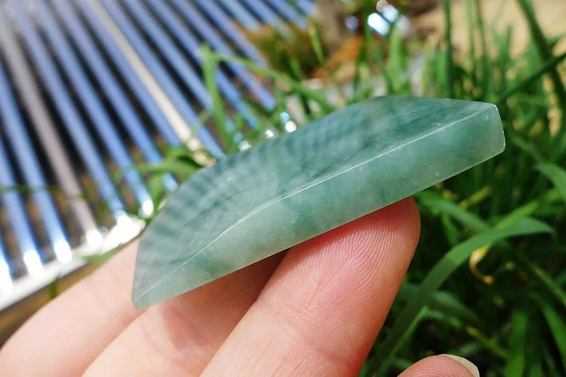 Natural Jade Rough Jadeite Raw (29g,5.2X3.8X0.5cm)