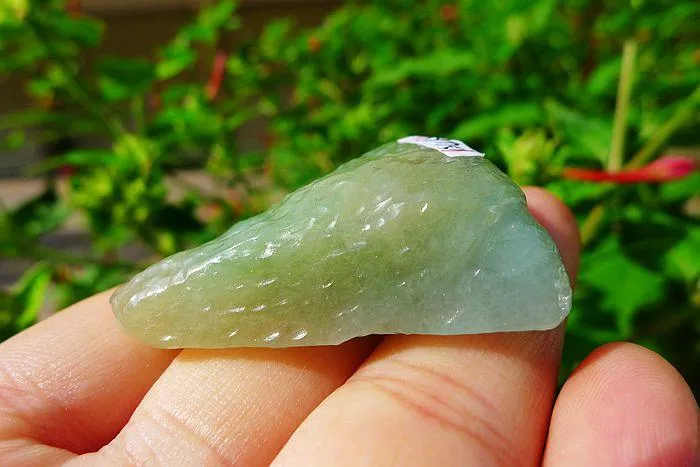 Natural Jade Rough Jadeite Raw (30g,4.4X4.2X1.25cm)