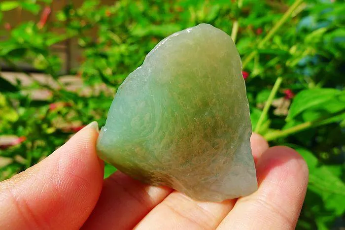 Natural Jade Rough Jadeite Raw (30g,4.4X4.2X1.25cm)