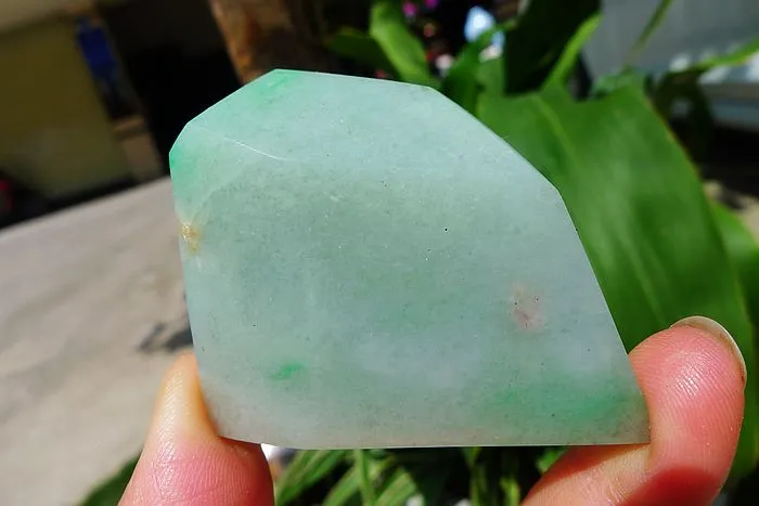 Natural Jade Rough Jadeite Raw (48g,5.2X4.3X1.15cm)