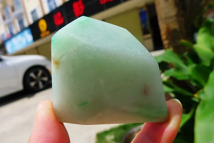 Natural Jade Rough Jadeite Raw (48g,5.2X4.3X1.15cm)