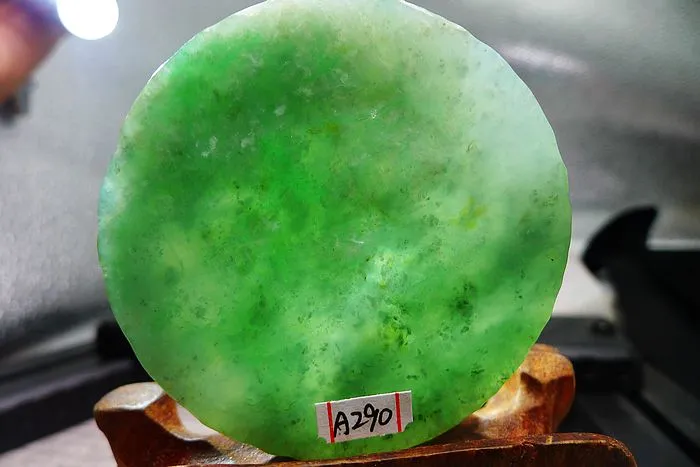 Natural Jade Rough Jadeite Raw (60g,5.55X0.7cm)