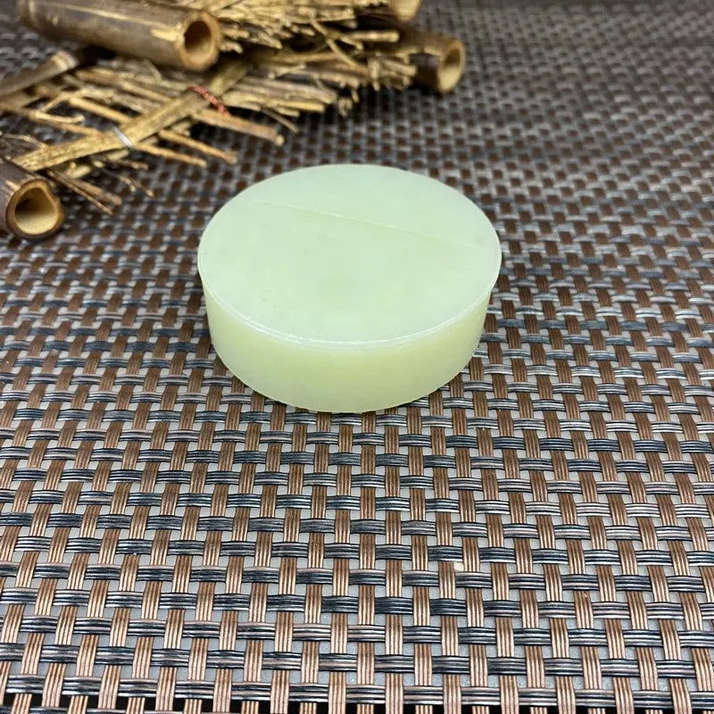 Natural Kunlun Jade Rough Nephrite Raw (123g,5.5X1.7cm)