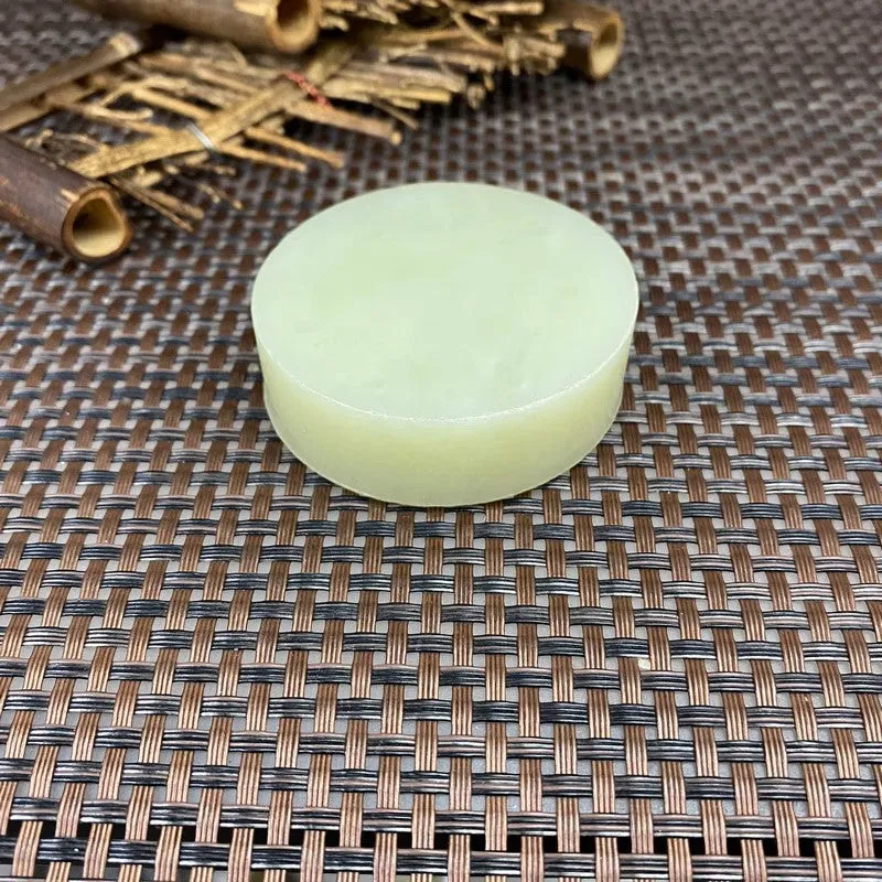 Natural Kunlun Jade Rough Nephrite Raw (123g,5.5X1.7cm)