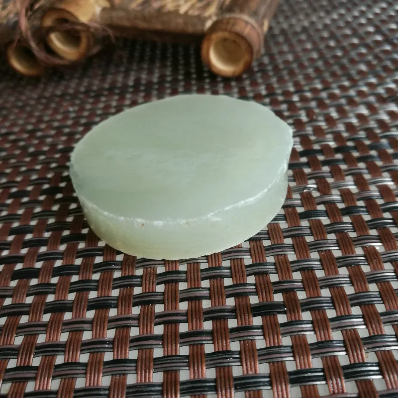 Natural Kunlun Jade Rough Nephrite Raw (49g, 4.5X1cm)