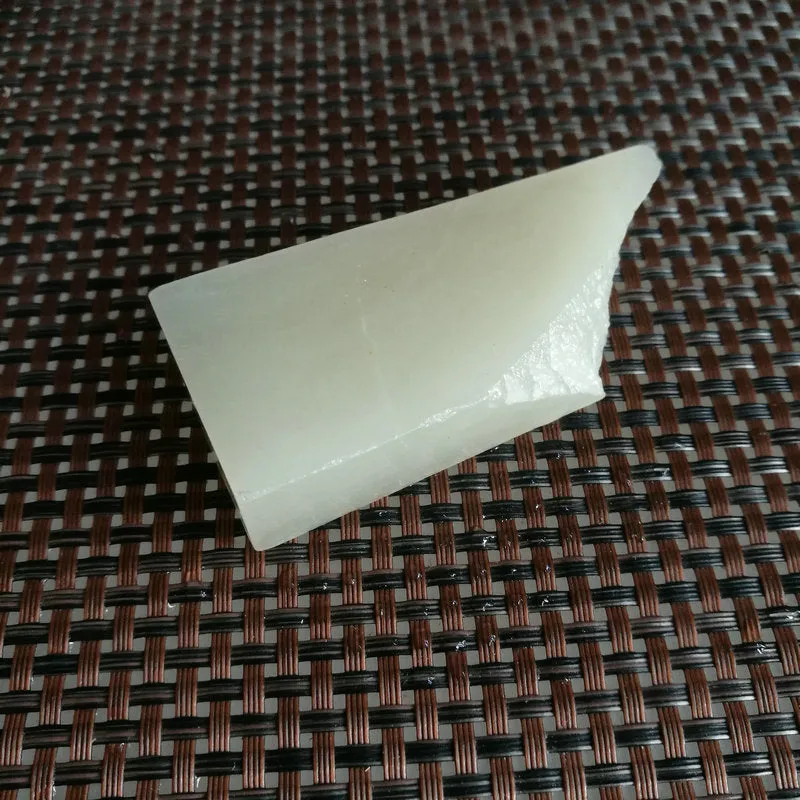 Natural Kunlun Jade Rough Nephrite Raw (85g,7.5X3.5X1.4cm)