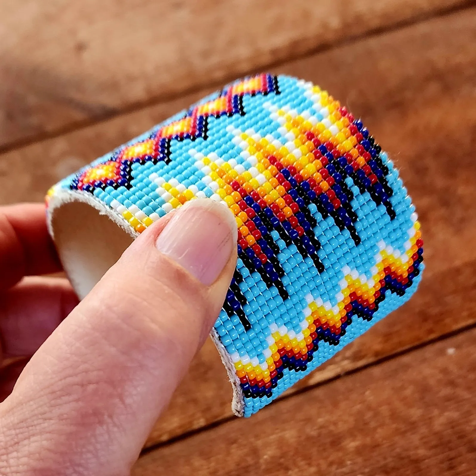 Navajo Dazzling Beadwork Bracelet