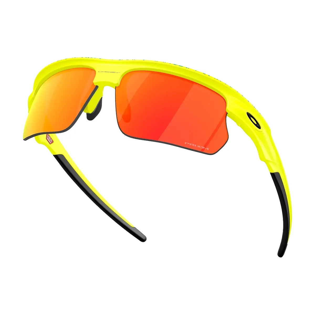 OAKLEY Bisphaera Eyewear Inner Spark - Matte Tennis Ball Yellow/Celeste Neuron Prizm Ruby