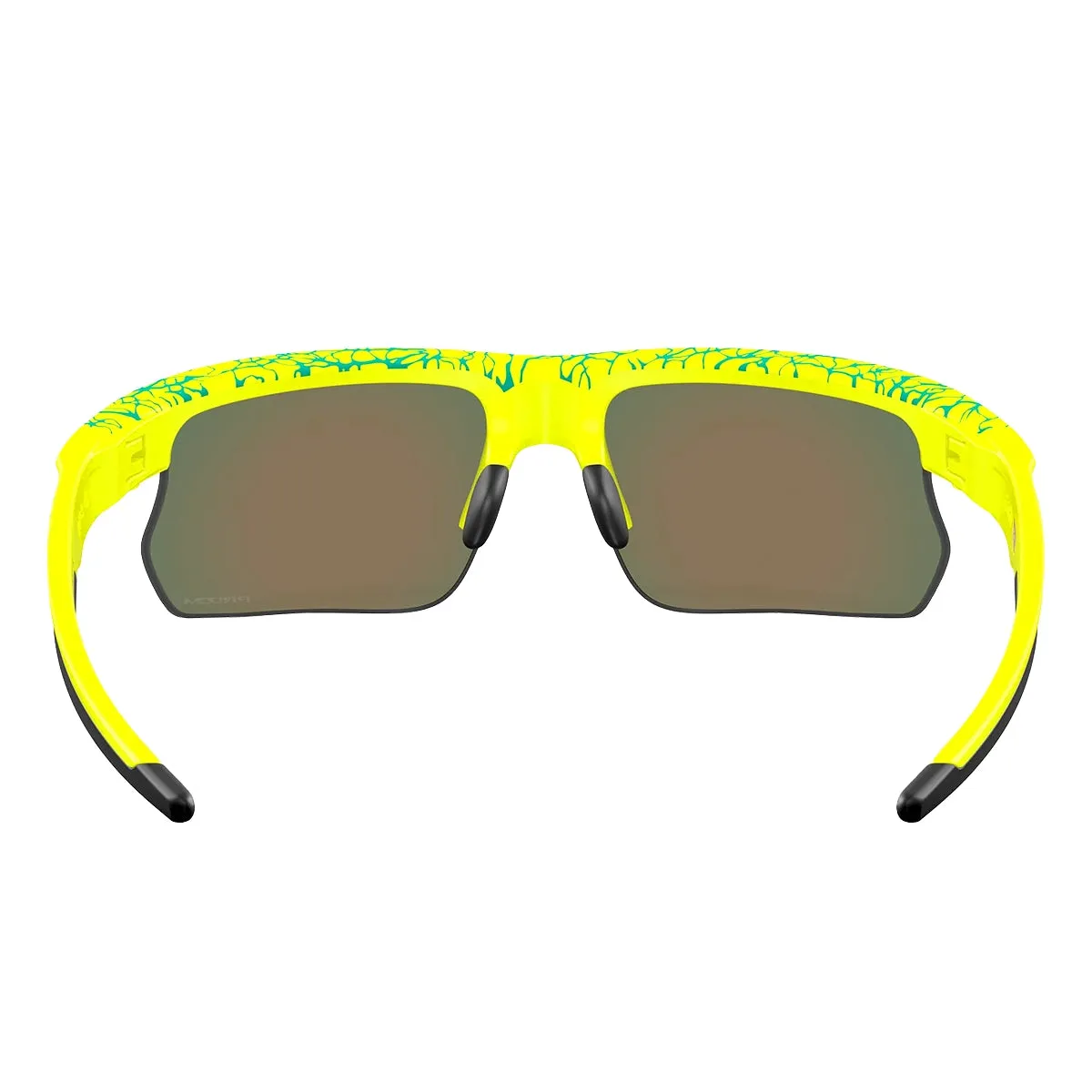 OAKLEY Bisphaera Eyewear Inner Spark - Matte Tennis Ball Yellow/Celeste Neuron Prizm Ruby