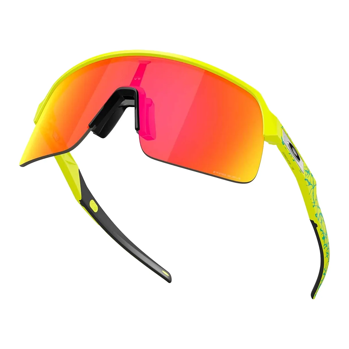 OAKLEY Sutro Lite Eyewear Inner Spark - Matte Tennis Ball Yellow Prizm Ruby