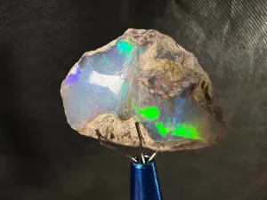 OPAL Raw Crystal - 4A , Cutting Grade - Opal Jewelry Making, Certified Opal Gemstone, Welo Opal, 50631