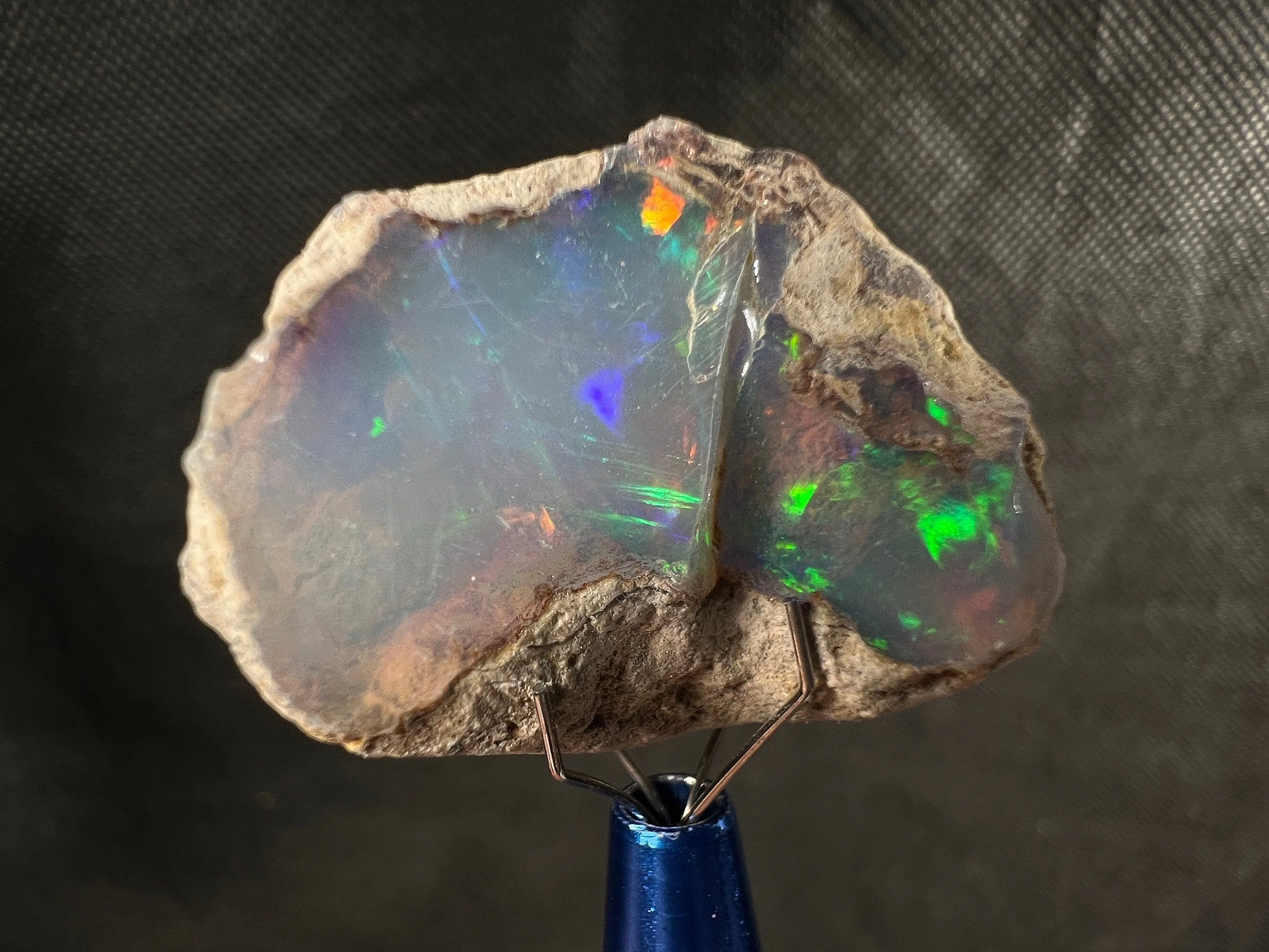 OPAL Raw Crystal - 4A , Cutting Grade - Opal Jewelry Making, Certified Opal Gemstone, Welo Opal, 50631