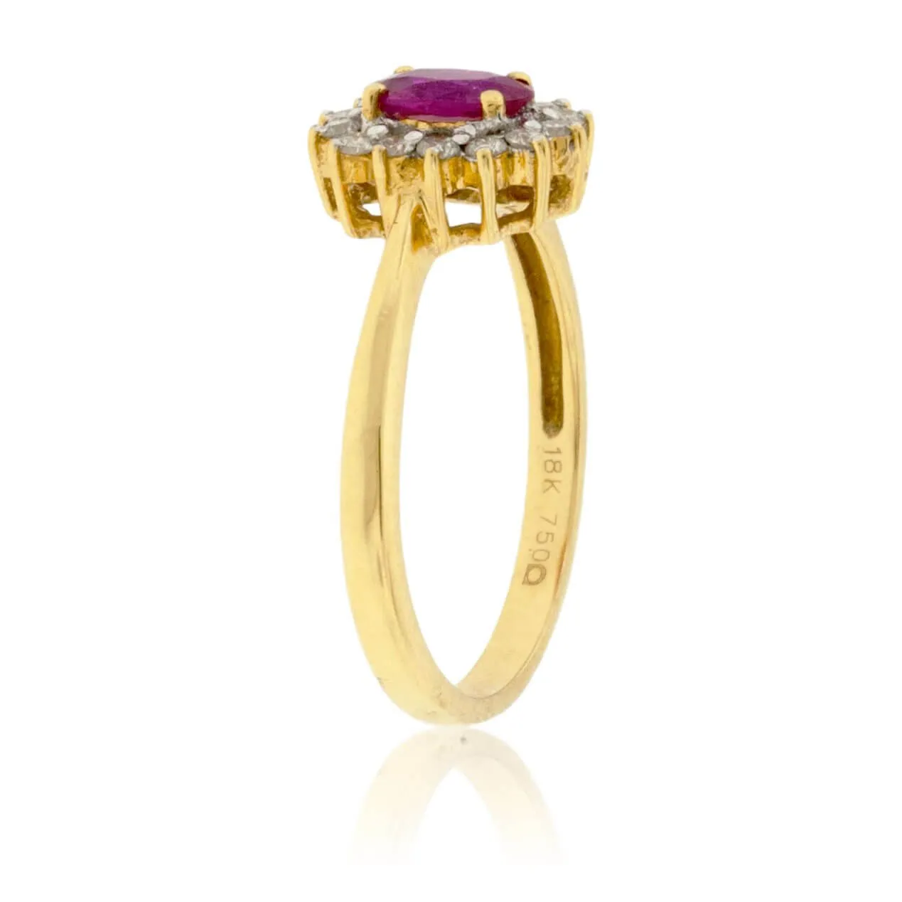 Oval Estate Style Ruby Ring