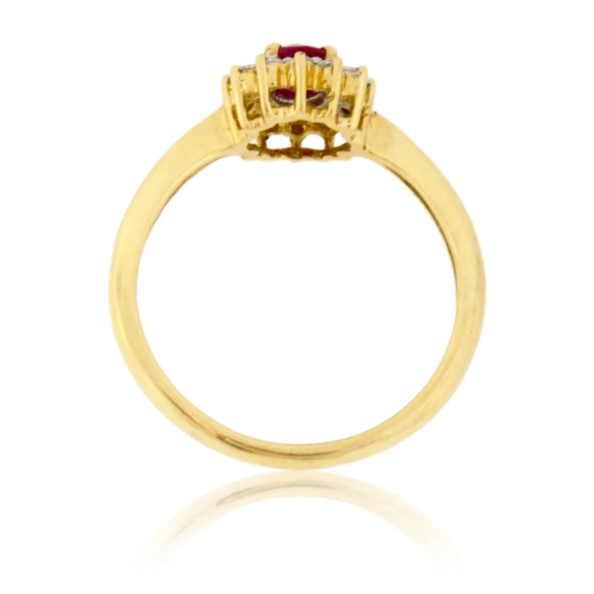 Oval Estate Style Ruby Ring