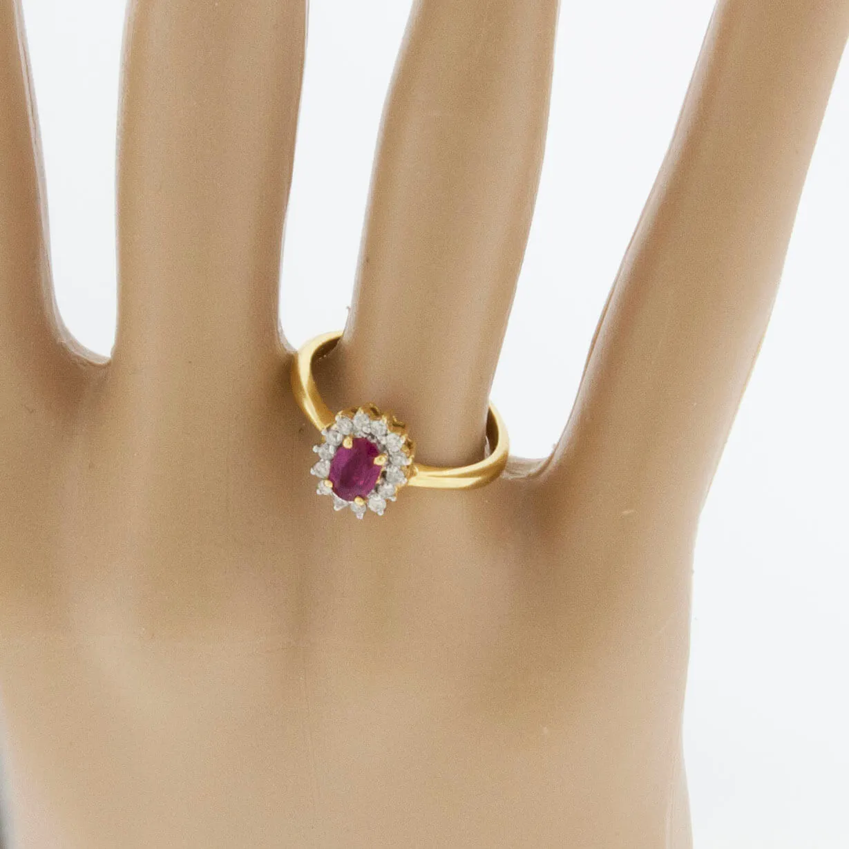 Oval Estate Style Ruby Ring