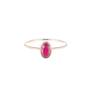 Oval Ruby Wisp Ring (ready to ship option)*