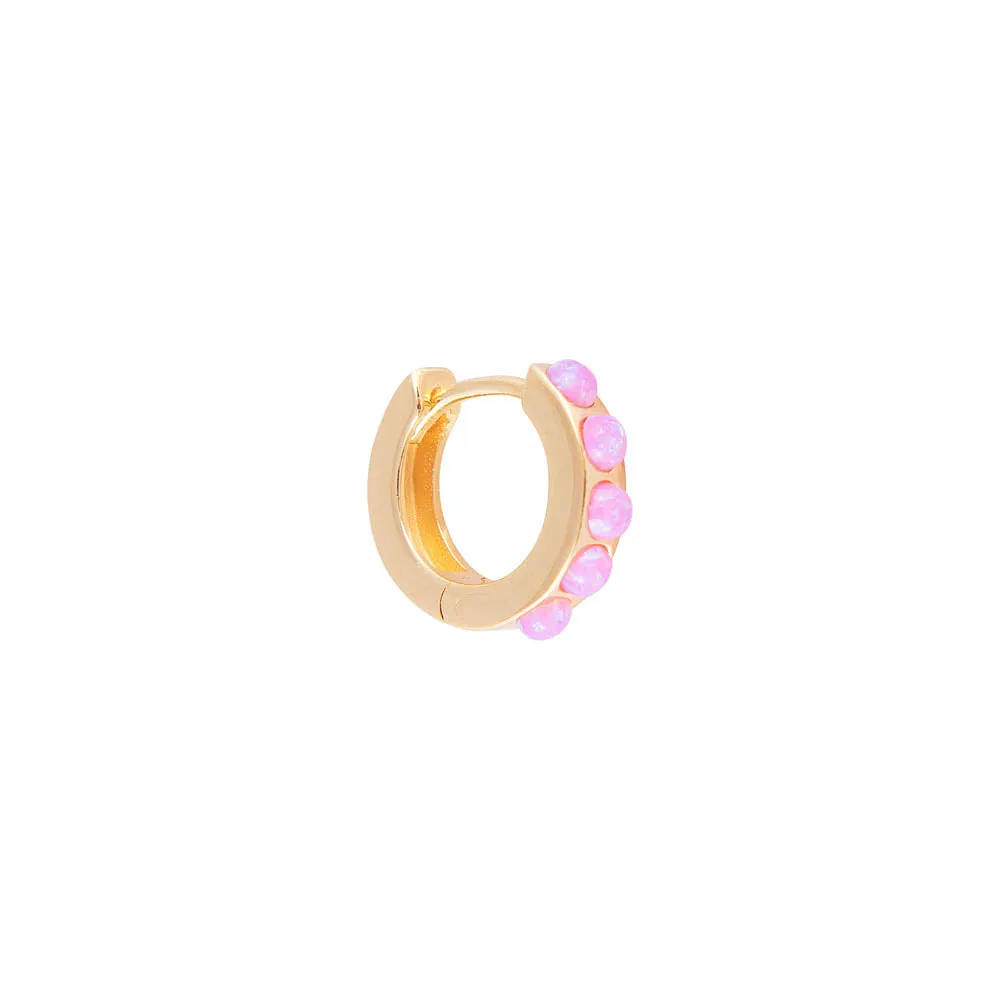 PINK OPAL CRYSTAL HUGGIES