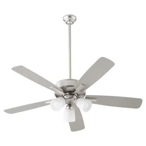 Quorum Ovation 4525-365 Ceiling Fan - Satin Nickel