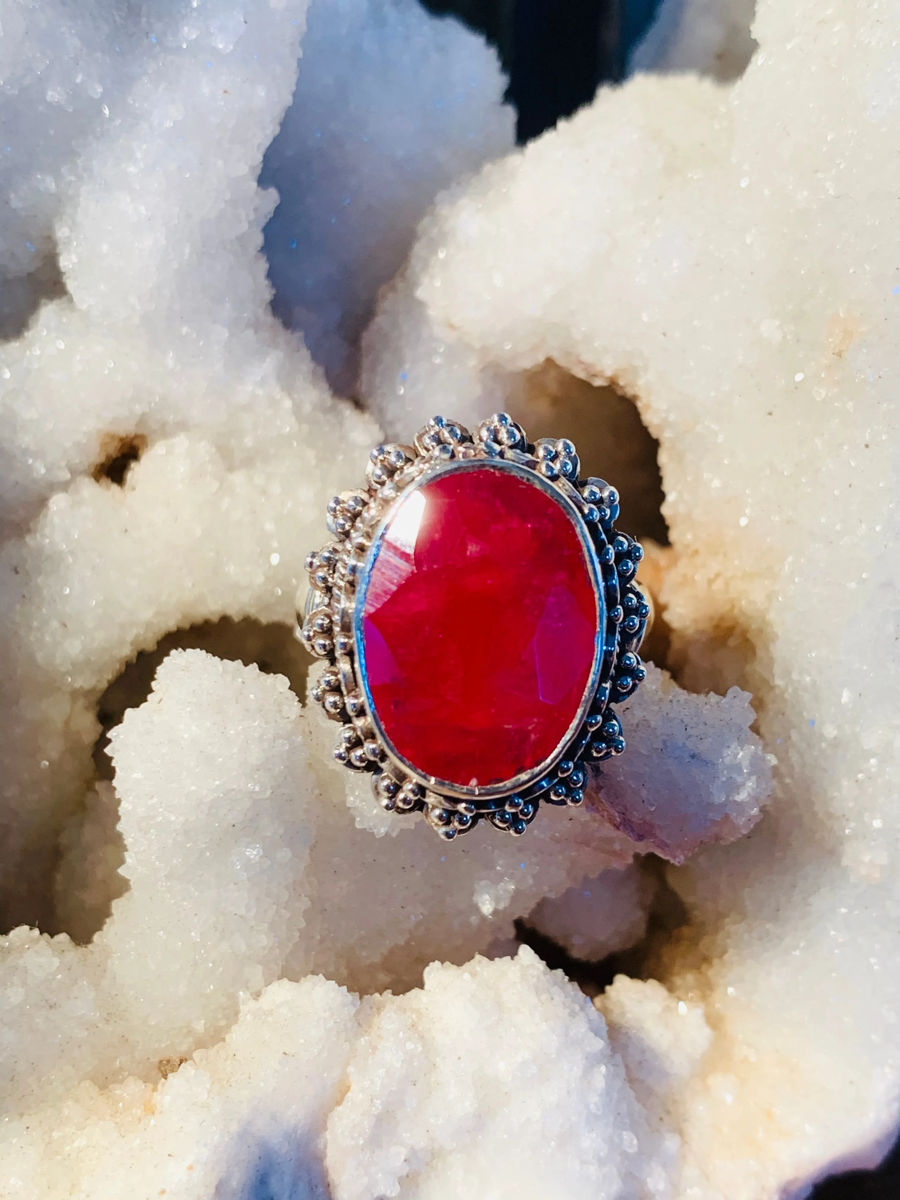 Radiant Compassion Ruby Ring