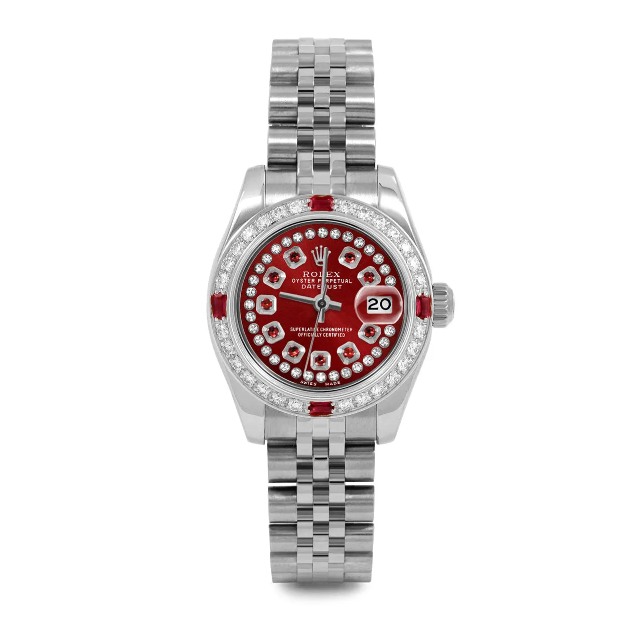 Rolex Datejust 26mm | 179174-RED-STRR-4RBY-JBL