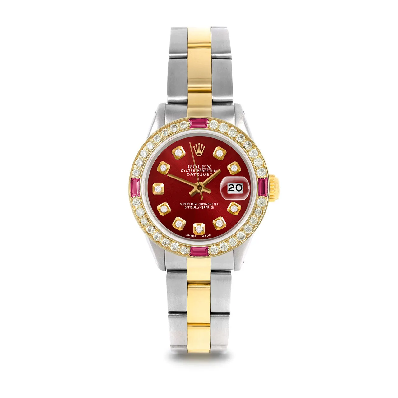 Rolex Datejust 26mm | 6917-TT-RED-DIA-AM-4RBY-OYS