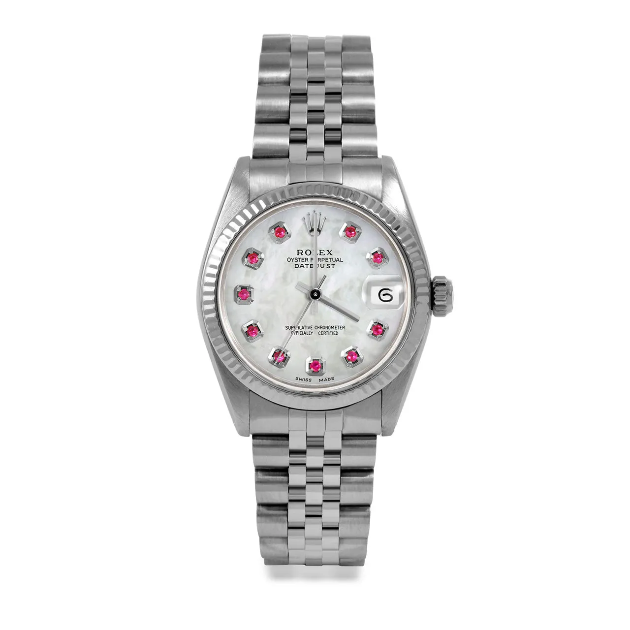 Rolex Datejust 31mm | 6827-SS-WMOP-RBY-AM-FLT-JBL