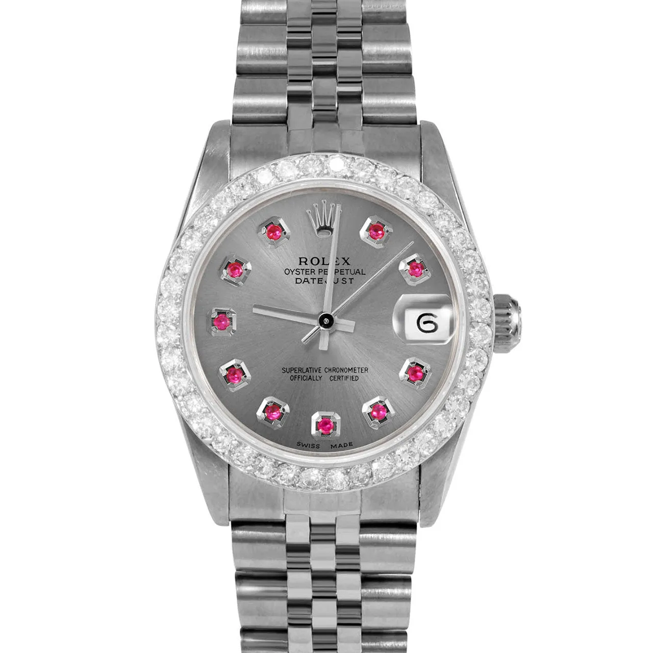 Rolex Datejust 31mm | 68274-SLT-RBY-AM-2CT-JBL