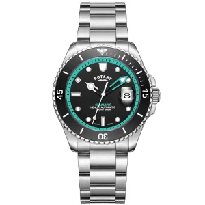 Rotary Seamatic Men's Turquoise Watch GB05430/80