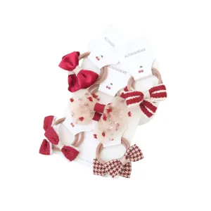 Ruby Red Baby Bow Bundle