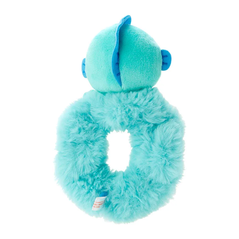 Sanrio Hangyodon fluffy hair scrunchie / bracelet