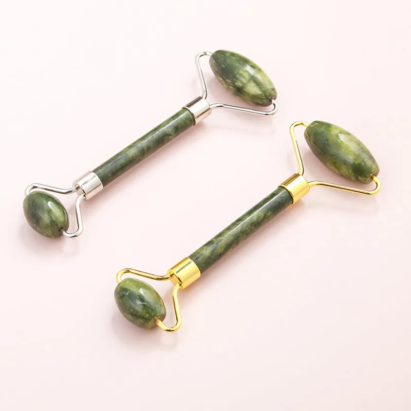 Scraping Plate Meridian Pick Bar Facial Facial Xiuyu Beauty Container Green Phoenix Jade Roller