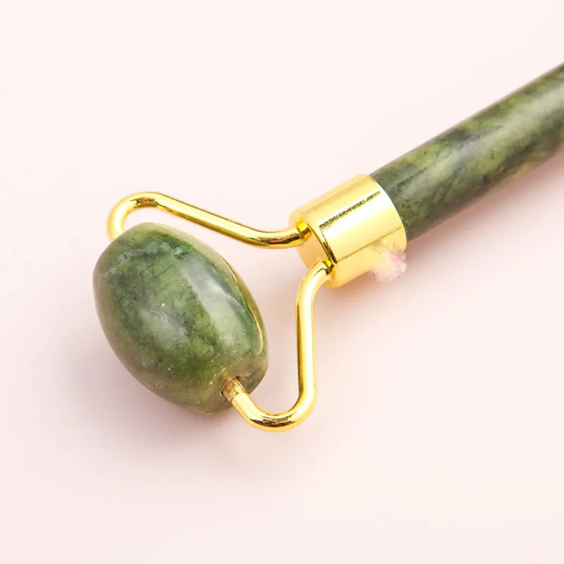 Scraping Plate Meridian Pick Bar Facial Facial Xiuyu Beauty Container Green Phoenix Jade Roller