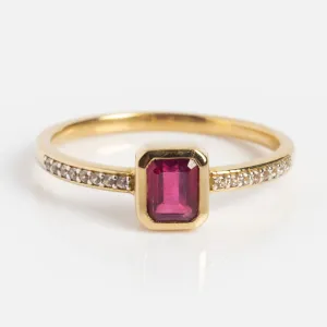 Solid Gold 2024 July Capsule Classic Ruby Ring