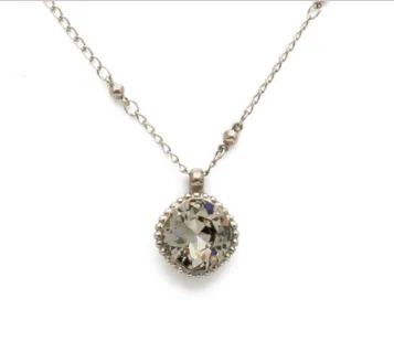 Sorrelli Cushion-Cut Pendant Necklace