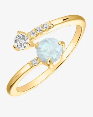 Vermeil Luna Ring