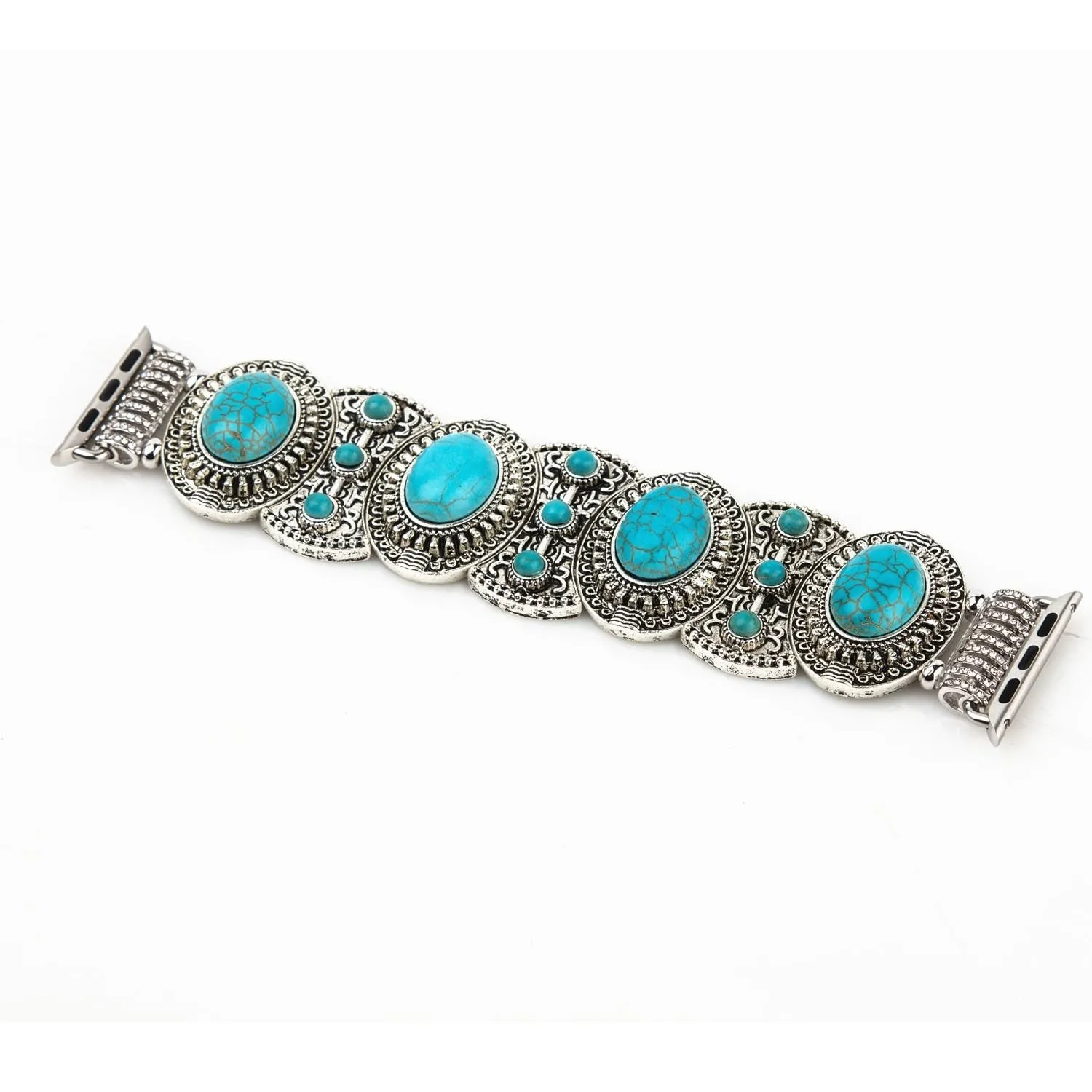 Women's Turquoise Bangle Band for Apple Watch Series 7 6 5 4 Watchband