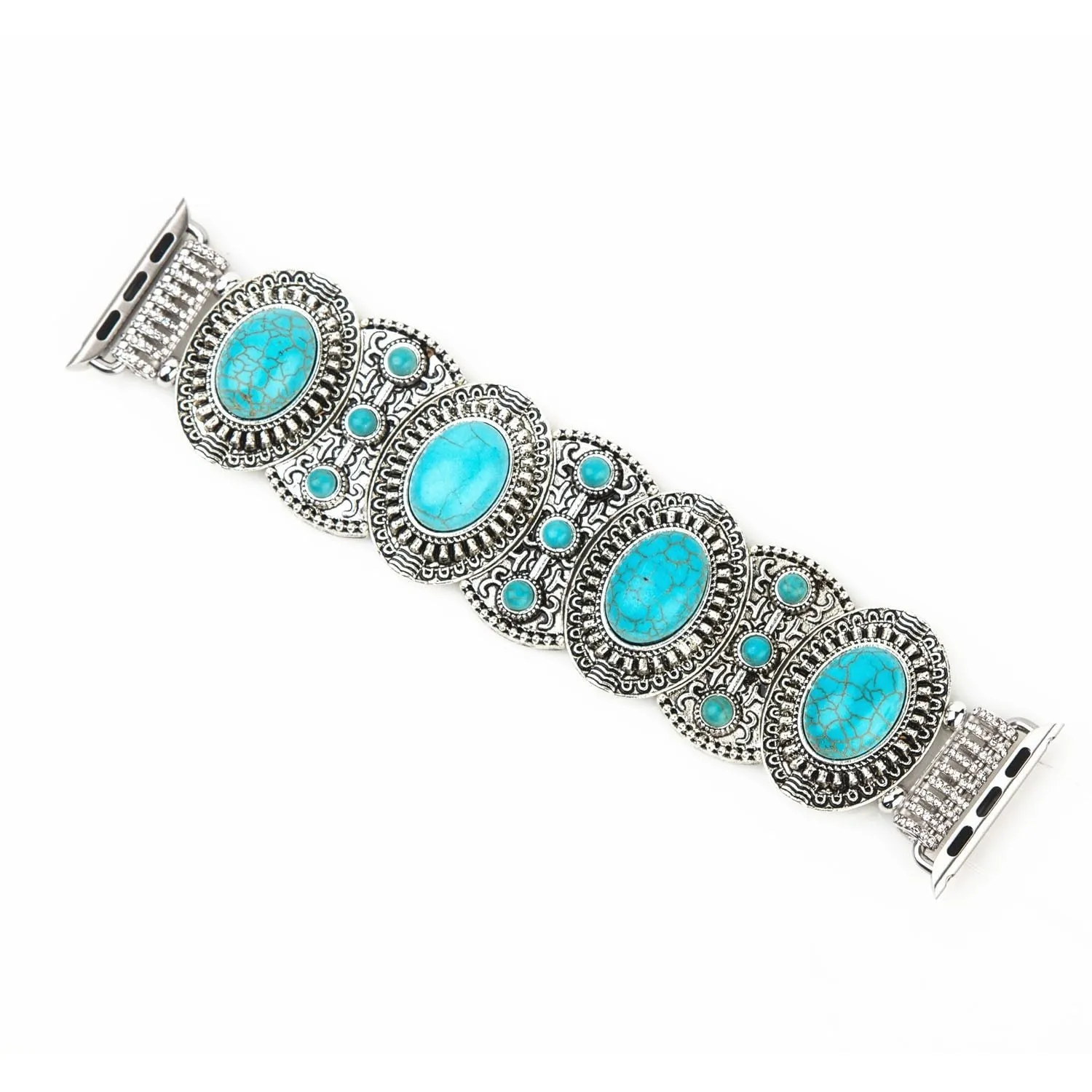 Women's Turquoise Bangle Band for Apple Watch Series 7 6 5 4 Watchband