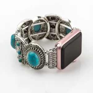 Women's Turquoise Bangle Band for Apple Watch Series 7 6 5 4 Watchband