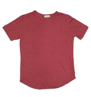 ZUTTION KIDS ORGANIC S/S ROUND NECK TEE - RUBY